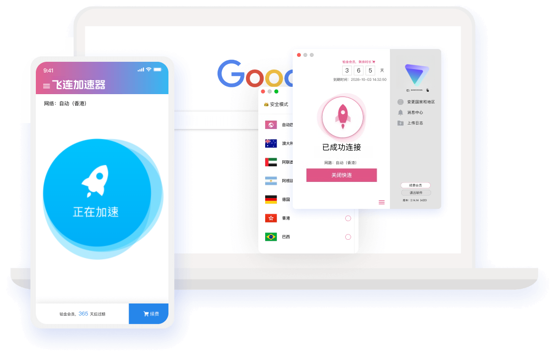 Flink飞连 - 支持海外节点服务